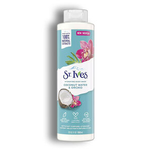 شامپو بدن St. Ives سری Hydrating مدل Coconut Water and Orchid حجم 650 میل