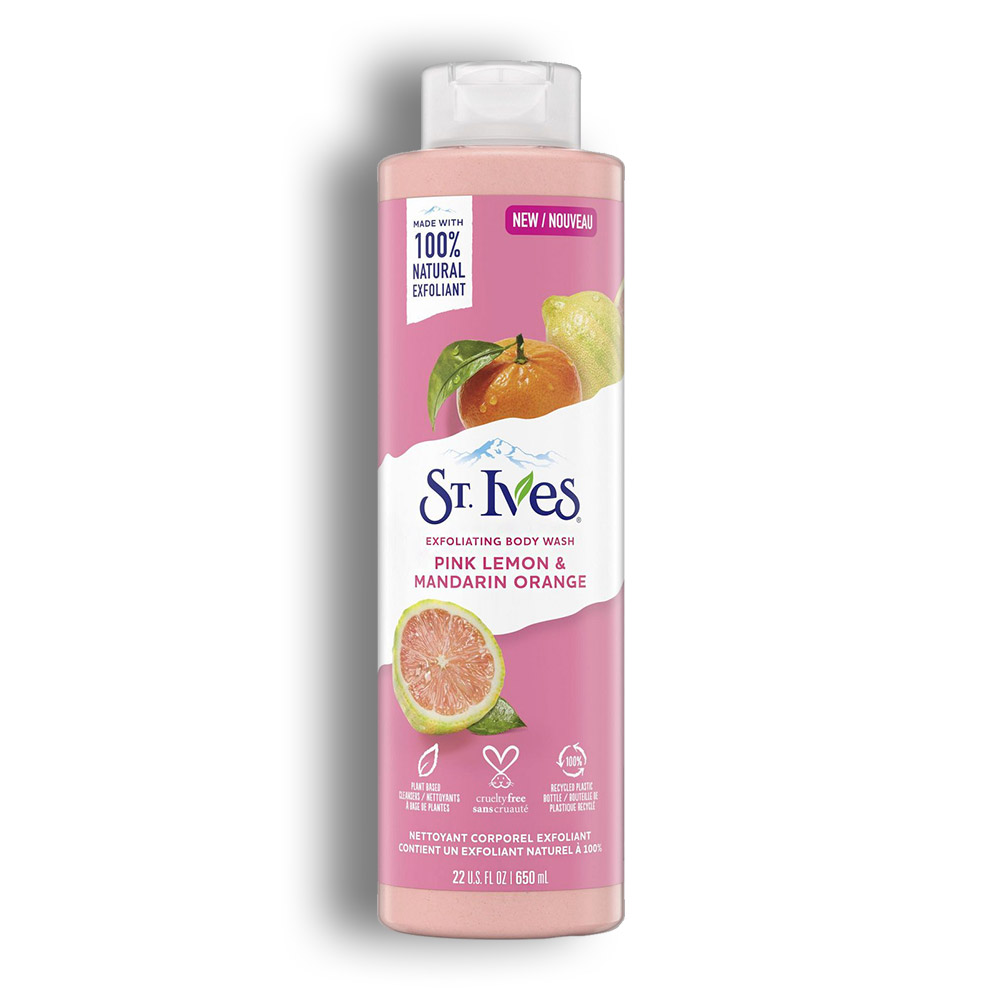 St. Ives Pink Lemon & Mandarin Orange Body Wash, 650ml Body Wash 