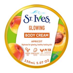 کرم مرطوب کننده دست و بدن ST. Ives مدل Glowing حاوی عصاره زرد آلو حجم 150 میل