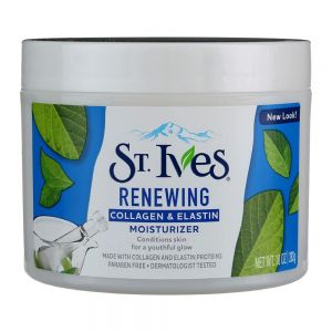 کرم آبرسان St. Ives مدل Renewing حاوی کلاژن و الاستین وزن 283 گرم