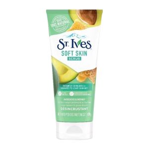 اسکراب صورت St. Ives مدل Soft Skin ‫حاوی عصاره آووکادو و عسل حجم 170 گرم