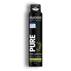 شامپو خشک موی سر Syoss سری Dry Shampoo مدل Pure Fresh حجم 200 میل