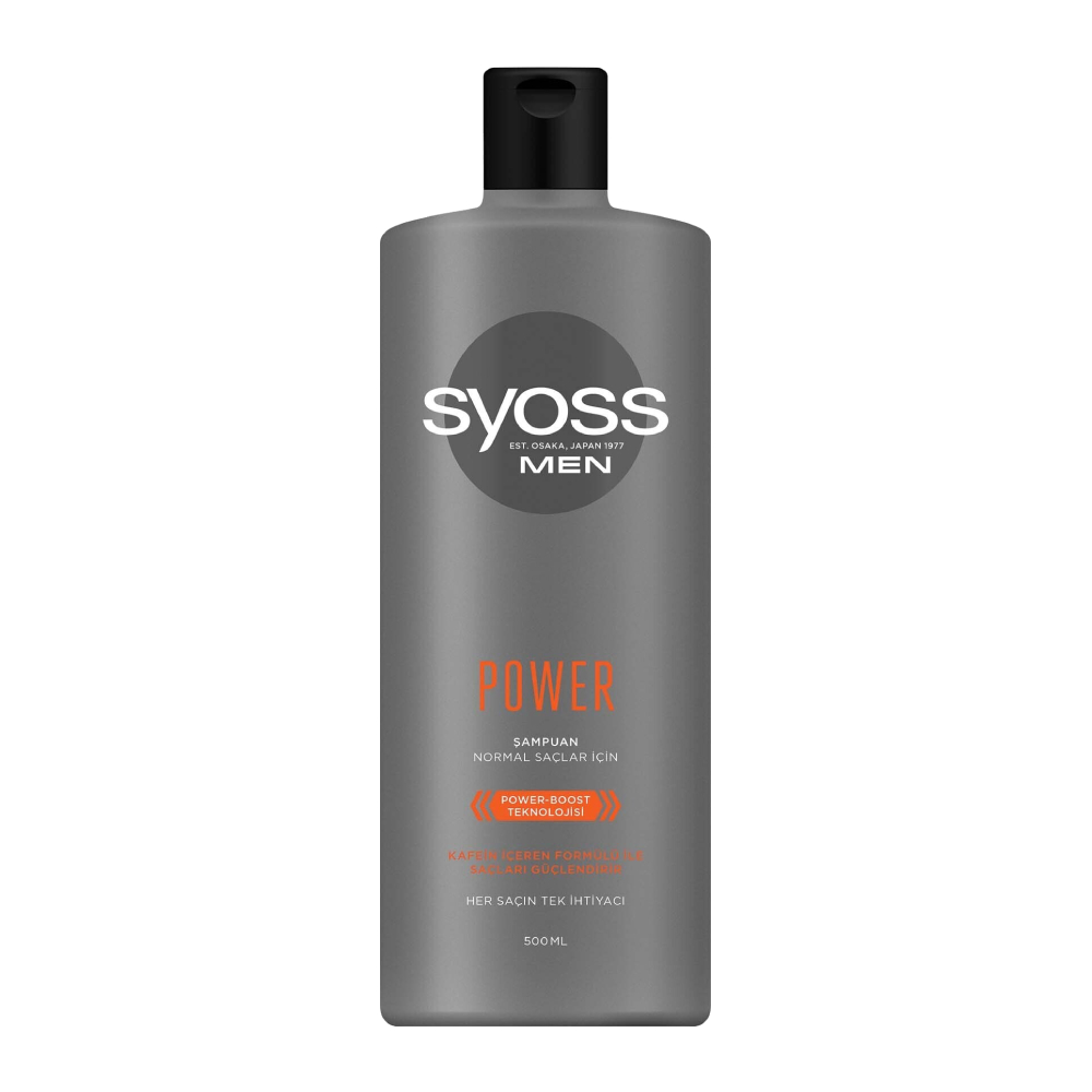 شامپو تقویت کننده مو سایوس Syoss مدل Power مناسب موهای نازک حجم 500 میل