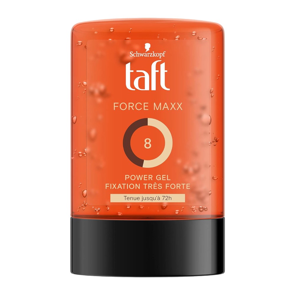 ژل حالت دهنده مو تافت Taft مدل Force Maxx درجه نگهدارندگی 8 حجم 300 میل