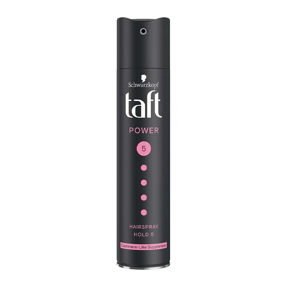 اسپری حالت دهنده مو تافت Tafteh سری Power مدل Cashmere درجه نگهدارندگی 5 حجم 250 میل