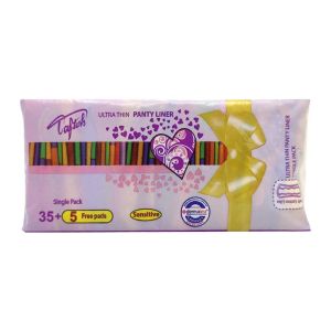 پد بهداشتی روزانه تافته Tafteh مدل Ultra Thin خیلی نازک بسته 40 عددی