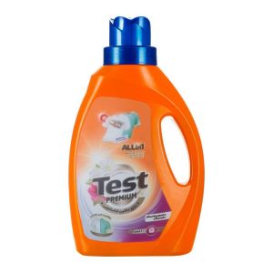 مایع لباسشویی تست Test مدل Premium مناسب لباس های سفید و رنگی حجم 1000 میل