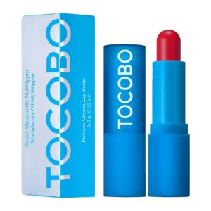 بالم لب پودری مخملی Tocobo مدل Rose Burn 031 وزن 3.5 گرم