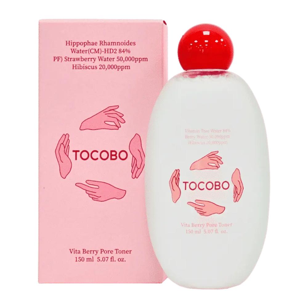 تونر جمع کننده منافذ پوست Tocobo مدل Vita Berry حاوی عصاره توت و تمشک حجم 150 میل