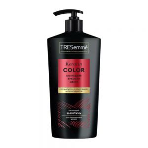 نرم کننده موی سر ترزمی TRESemme مدل Keratin Color مناسب موهای رنگ شده حجم 650 میل