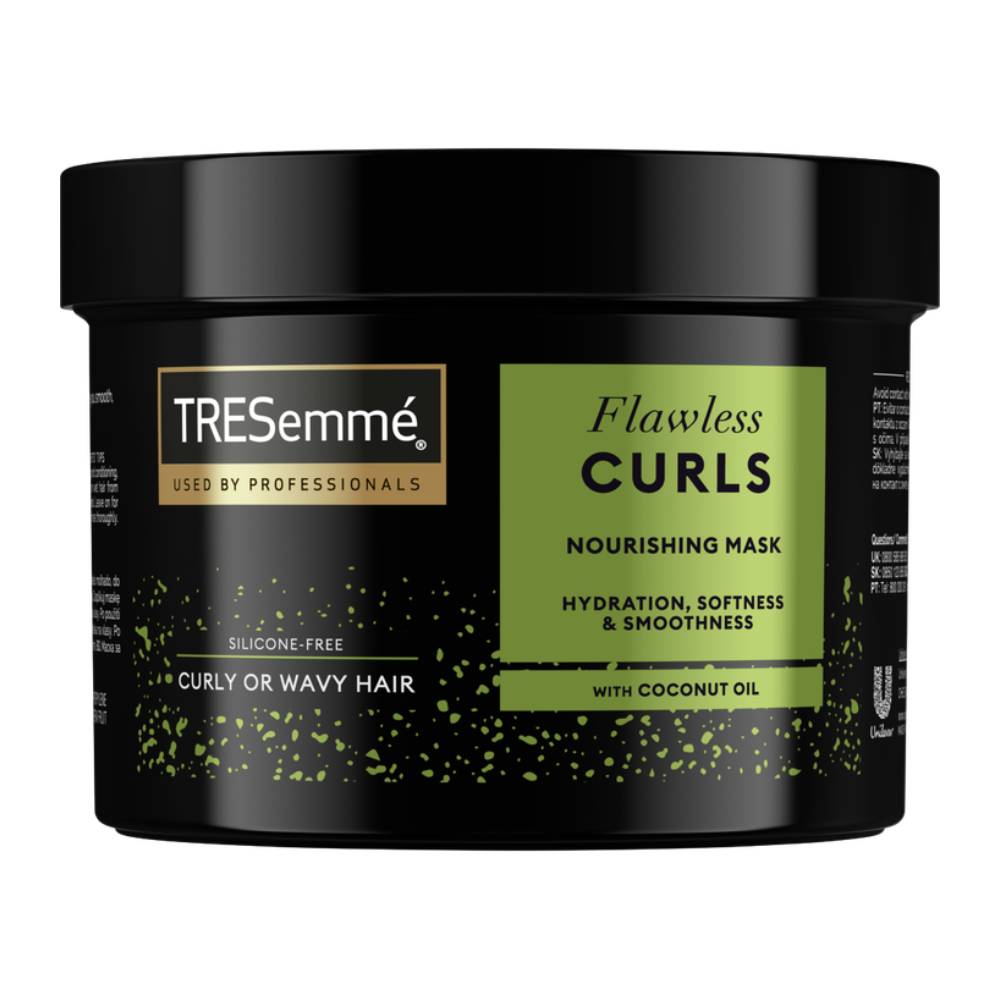 ماسک مو ترزمی TRESemme مدل Flawless Curls مناسب موهای فر و مجعد حجم 440 میل
