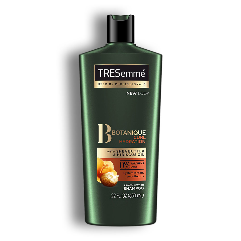 شامپو موی سر TRESemme سری  Botanique مدل Curl Hydration حاوی کره شی و روغن گل سرخ حجم 650 میل