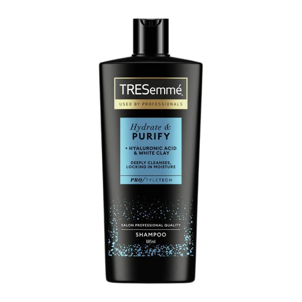 شامپو آبرسان و پاک کننده عمیق ترزمی TRESemme مدل Hydrate And Purify حجم 685 میل