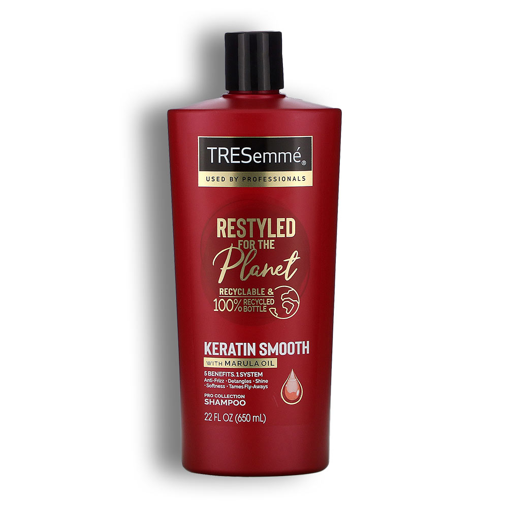 شامپو موی سر TRESemme مدل Keratin Smooth حاوی روغن مارولا حجم 650 میل