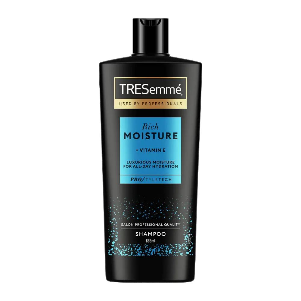 شامپو آبرسان و مرطوب کننده ترزمی TRESemme مدل Rich Moisture حجم 685 میل