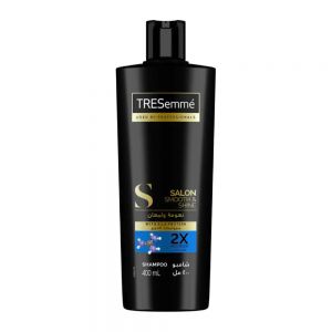 شامپو مرطوب کننده مو ترزمی TRESemme مدل Salon Smooth And Shine مناسب موهای خشک حجم 400 میل