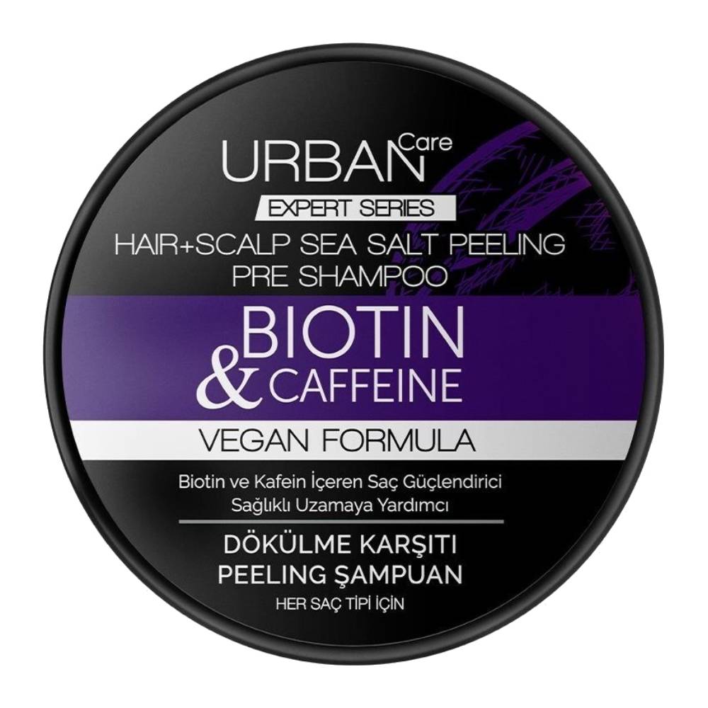 اسکراب پوست سر اوربان کر Urban Care مدل Biotin And Caffeine ضد ریزش مو وزن 200 گرم