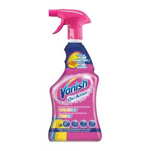 اسپری لکه بر لباس و پارچه ونیش Vanish سری Oxi Action مدل Colores Cores حجم 750 میل