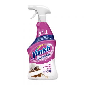 اسپری لکه بر مبل و فرش ونیش Vanish سری Oxi Action مدل Leke Cikarici Color حجم 500 میل