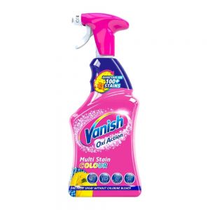 اسپری لکه بر لباس و پارچه ونیش Vanish سری Oxi Action مدل Multi Stain Color حجم 500 میل