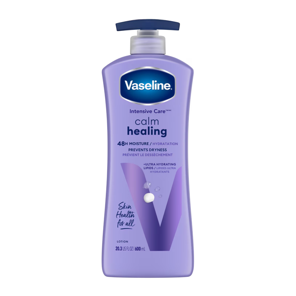 لوسیون بدن وازلین Vaseline مدل Calm Healing حجم 600 میل