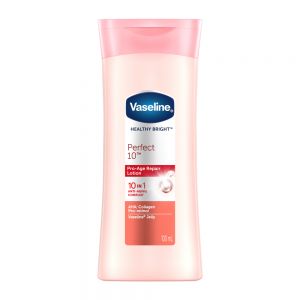 لوسیون بدن وازلین Vaseline مدل Perfect 10 حاوی کلاژن حجم 100 میل