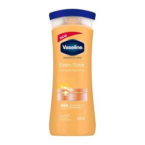 لوسیون بدن وازلین Vaseline مدل Even Tone مناسب پوست های خشک و نرمال حجم 400 میل