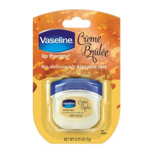 بالم لب وازلین Vaseline مدل Creme Brulee رایحه کرم بروله وزن 7 گرم