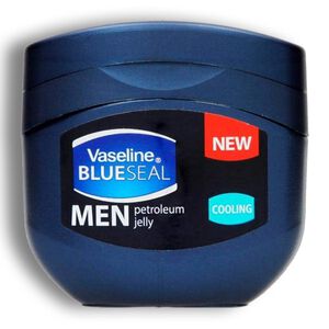 کرم ژله ای نفتی Vaseline سری Blue Seal مدل Men Cooling حجم 100 میل