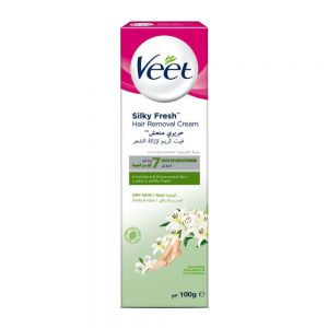 کرم موبر Veet مدل Silky Fresh مناسب پوست های خشک وزن 100 گرم